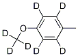 4-Methoxy-d3-toluene--d4 Structure