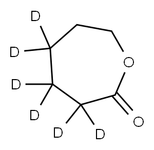 Ε‐カプロラクトン‐3,3,4,4,5,5‐D6 化学構造式