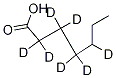 Heptanoic--d7 Acid Structure