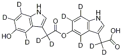 5-Hydroxyindole-4,6,7-d3-3-acetic--d2 Acid  5-Hydroxyindole-4,6,7-d3-3-acetic-2,2-d2 Acid|色氨酸代谢产物