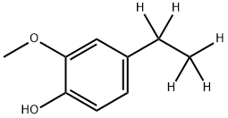 4-乙基愈创木酚-D5, 1219803-12-9, 结构式