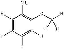 2-Methoxy-d3-aniline--d4 Structure