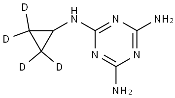 Cyromazine-d4 Structure