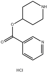 4-Piperidinyl nicotinate hydrochloride Structure