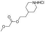 2-(4-Piperidinyl)ethyl 2-methoxyacetatehydrochloride Structure