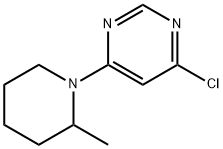 4-Chloro-6-(2-methyl-1-piperidinyl)pyrimidine,1219961-07-5,结构式