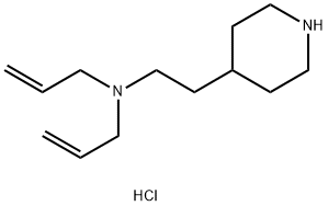 N-Allyl-N-[2-(4-piperidinyl)ethyl]-2-propen-1-amine dihydrochloride 结构式