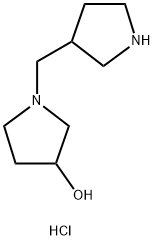1-(3-Pyrrolidinylmethyl)-3-pyrrolidinoldihydrochloride Structure