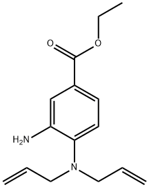 Ethyl 3-amino-4-(diallylamino)benzoate Struktur
