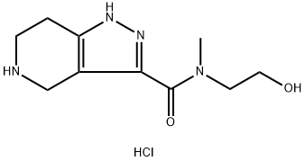 N-(2-Hydroxyethyl)-N-methyl-4,5,6,7-tetrahydro-1H-pyrazolo[4,3-c]pyridine-3-carboxamide HCl|