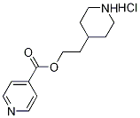 2-(4-Piperidinyl)ethyl isonicotinate hydrochloride Structure