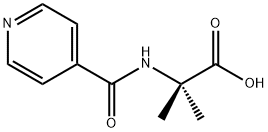 N-イソニコチノイル-2-メチルアラニン 化学構造式