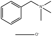 BENZYLTRIMETHYLAMMONIUM METHOXIDE Struktur