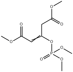 3-[(ジメトキシホスフィニル)オキシ]-2-ペンテン二酸ジメチル 化学構造式