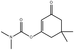 5,5-dimethyl-3-oxocyclohex-1-enyl dimethylcarbamate  Struktur