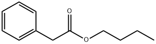 ベンゼン酢酸ブチル 化学構造式