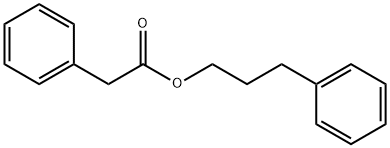 3-phenylpropyl phenylacetate  Struktur