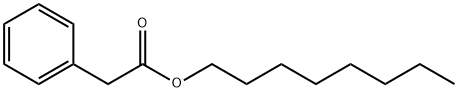 フェニル酢酸オクチル 化学構造式