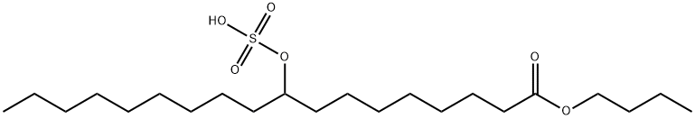 1-butyl 9-(sulphonatooxy)octadecanoate Structure