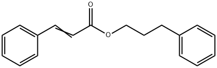 3-フェニルアクリル酸3-フェニルプロピル 化学構造式