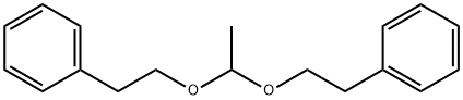 アセトアルデヒドジフェネチルアセタール 化学構造式