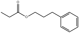 プロパン酸3-フェニルプロピル 化学構造式