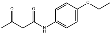 Acetoacet-p-phenetidide  Struktur