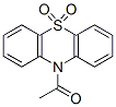10-アセチル-10H-フェノチアジン5,5-ジオキシド 化学構造式
