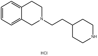 2-[2-(4-Piperidinyl)ethyl]-1,2,3,4-tetrahydroisoquinoline dihydrochloride Structure