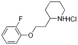 2-[2-(2-Fluorophenoxy)ethyl]piperidinehydrochloride Structure