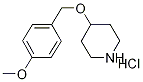 4-[(4-Methoxybenzyl)oxy]piperidine hydrochloride Struktur