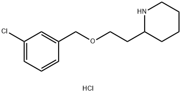 2-{2-[(3-Chlorobenzyl)oxy]ethyl}piperidinehydrochloride|