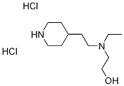 2-{Ethyl[2-(4-piperidinyl)ethyl]amino}-1-ethanoldihydrochloride Struktur