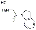 2-Amino-1-(2,3-dihydro-1H-indol-1-yl)-1-ethanonehydrochloride Structure