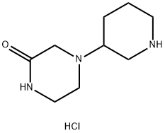 4-(3-Piperidinyl)-2-piperazinone dihydrochloride Structure