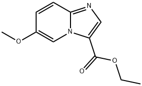 IMidazo[1,2-a]pyridine-3-carboxylic acid, 6-Methoxy-, ethyl ester Struktur