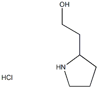2-Pyrrolidineethanol, hydrochloride (1:1) Structure