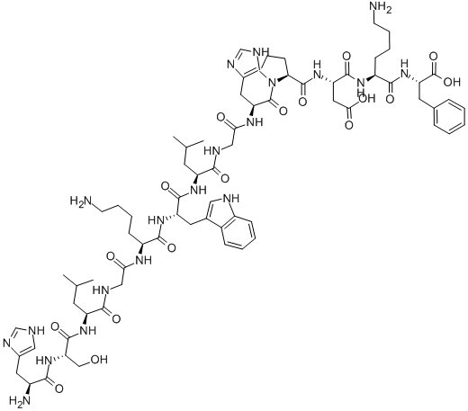 (SER140)-ミエリンプロテオリピドタンパク質 (139-151) (脱パルミトイル) (ヒト, ウシ, イヌ, マウス, ラット) 化学構造式