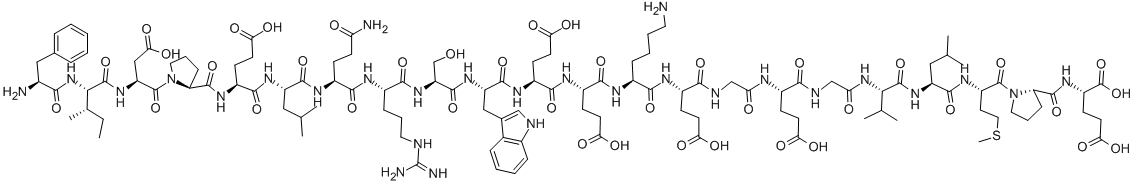 PHE-ILE-ASP-PRO-GLU-LEU-GLN-ARG-SER-TRP-GLU-GLU-LYS-GLU-GLY-GLU-GLY-VAL-LEU-MET-PRO-GLU,122018-92-2,结构式