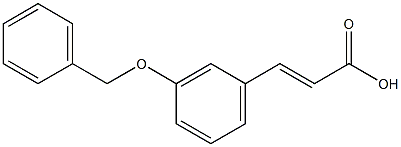 3-BENZYLOXYCINNAMIC ACID Struktur
