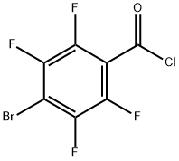4-溴-2,3,5,6-四氟苯甲酰氯,122033-54-9,结构式