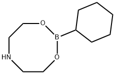 シクロヘキシルボロン酸ジエタノールアミンエステル 化学構造式