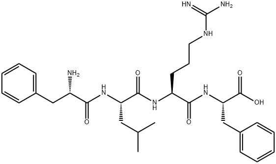 phenylalanyl-leucyl-arginyl-phenylalanine Struktur