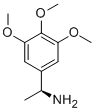 Benzenemethanamine, 3,4,5-trimethoxy-a-methyl-,(S)- Structure