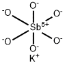 ピロアンチモン酸カリウム 化学構造式