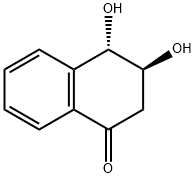 3,4-Dihydro-3,4-dihydroxynaphthalen-1(2H)-one Structure