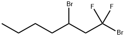 1,3-DIBROMO-1,1-DIFLUOROHEPTANE Struktur