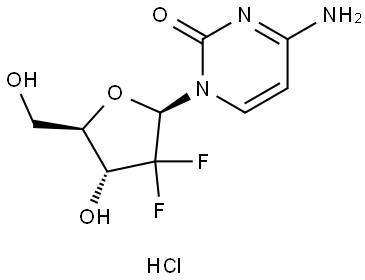 Gemcitabine hydrochloride Structure