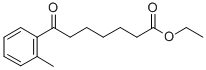 ETHYL 7-(2-METHYLPHENYL)-7-OXOHEPTANOATE Structure