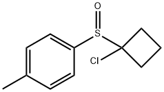 1-((1-氯环丁基)亚磺酰基)-4-甲基苯, 1221171-44-3, 结构式
